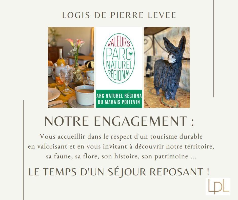 Bed and Breakfast Logis De Pierre Levee Bessines Екстер'єр фото