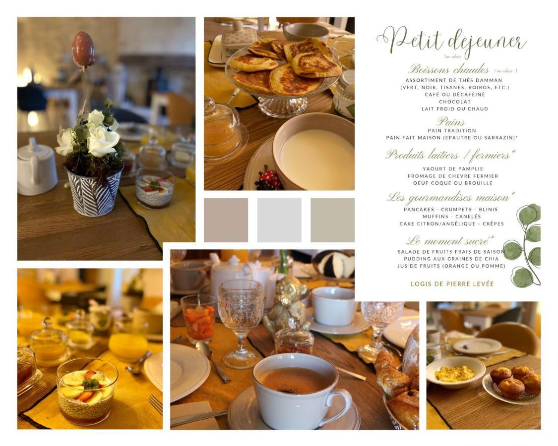 Bed and Breakfast Logis De Pierre Levee Bessines Екстер'єр фото